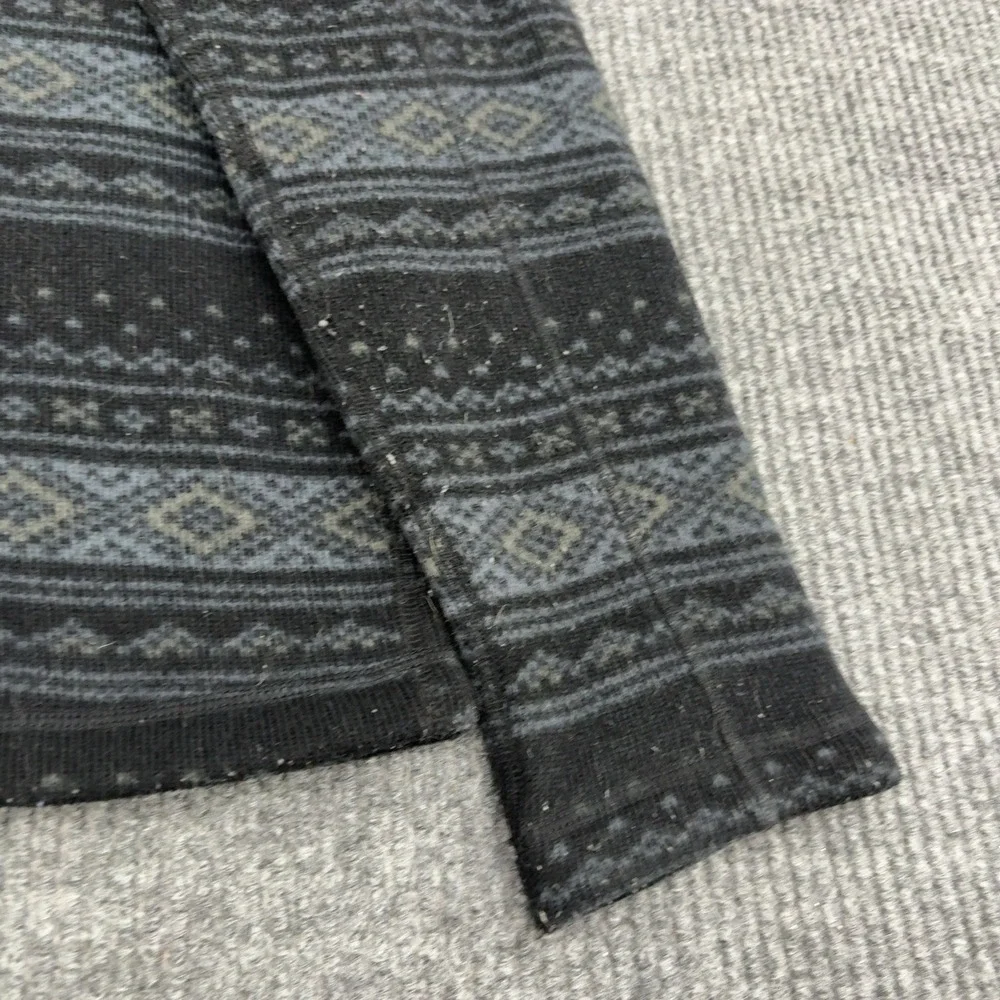 The North Face Jacket Mens L Black Polyester Fair Isle Full Zip Outdoor Gorpcore